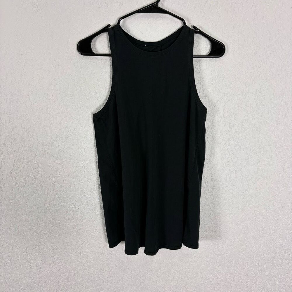 Lululemon‎ Slit Back Black Tank Top